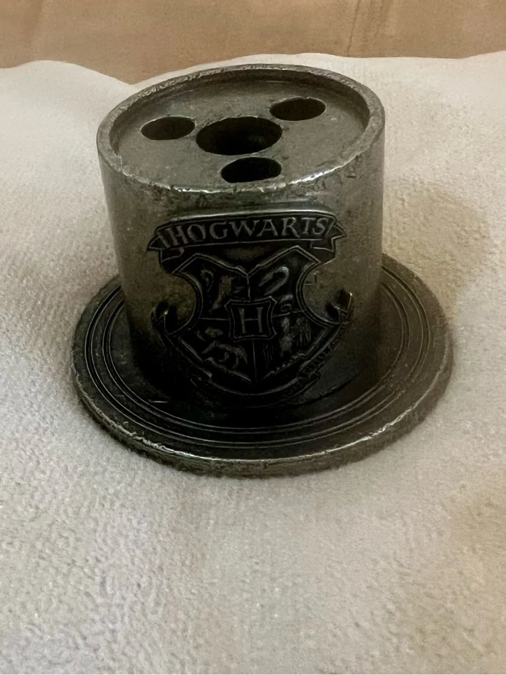Wizarding World Harry Potter Hogwarts House Crest Quill Holder / Pencil Holder